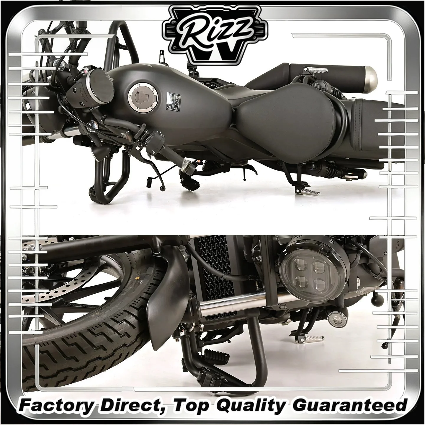 FOR Crash Bar Kit for CM300 CM500 CM1100 CL300 Anti-Fall Bumper Rear Rack Modification Parts Motorcycle Safety Equipment