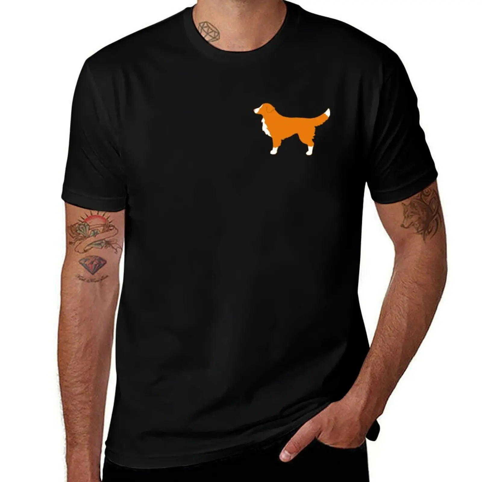 Nova Scotia Duck Tolling Retriever - Markings #1 T-Shirt Outdoor Work Short Sleeve Top