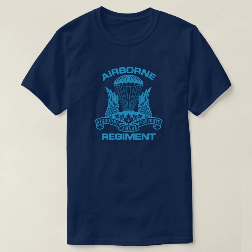 Canadian Airborne Regiment T-Shirt 100% Cotton O-Neck Short Sleeve Summer Casual Mens T-shirt Size S-3XL