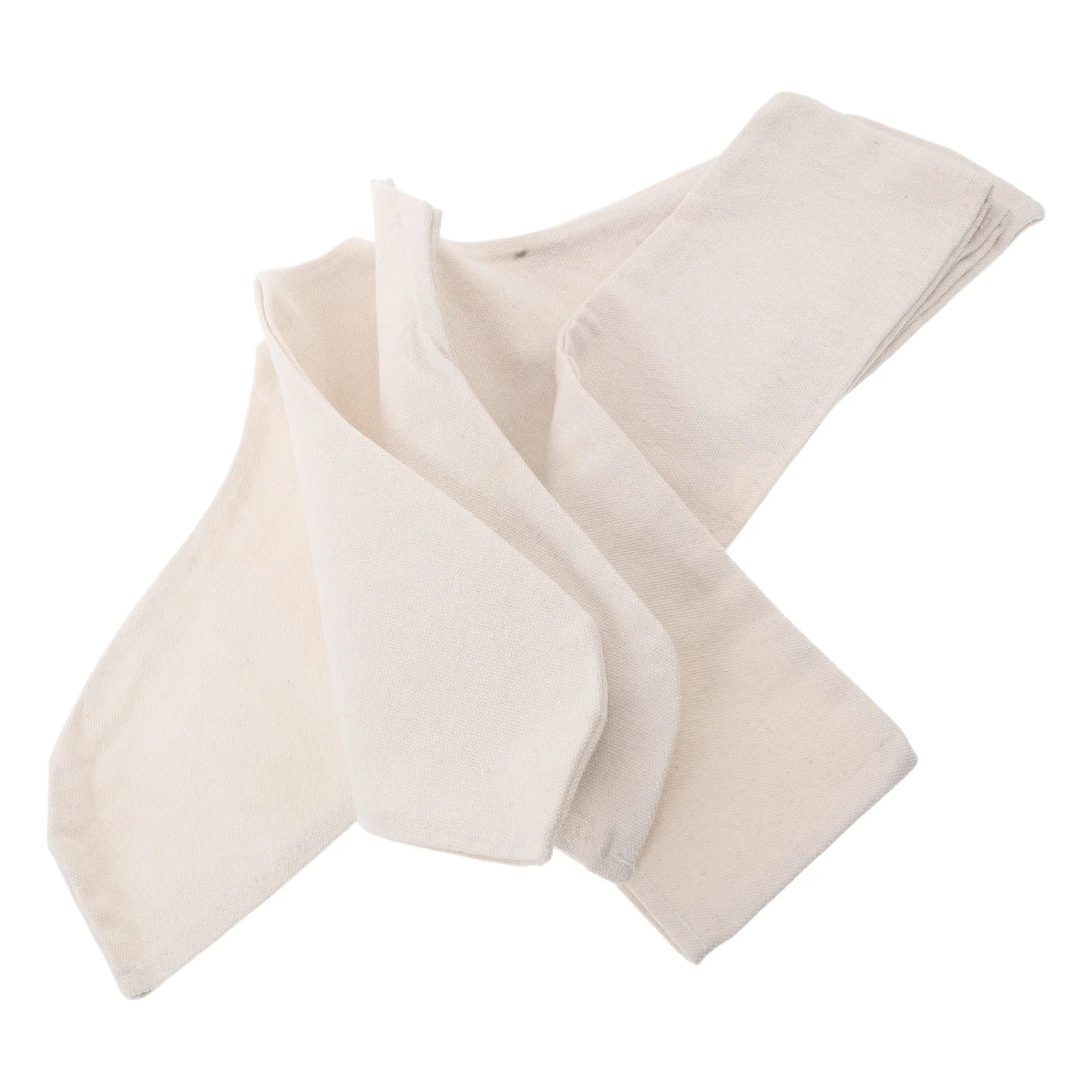 

4Pcs Non Slip Hanger Pads Cotton Linen Fabric Dustproof Garment Protector for Wardrobe Closet Organization Universal Fit Wood