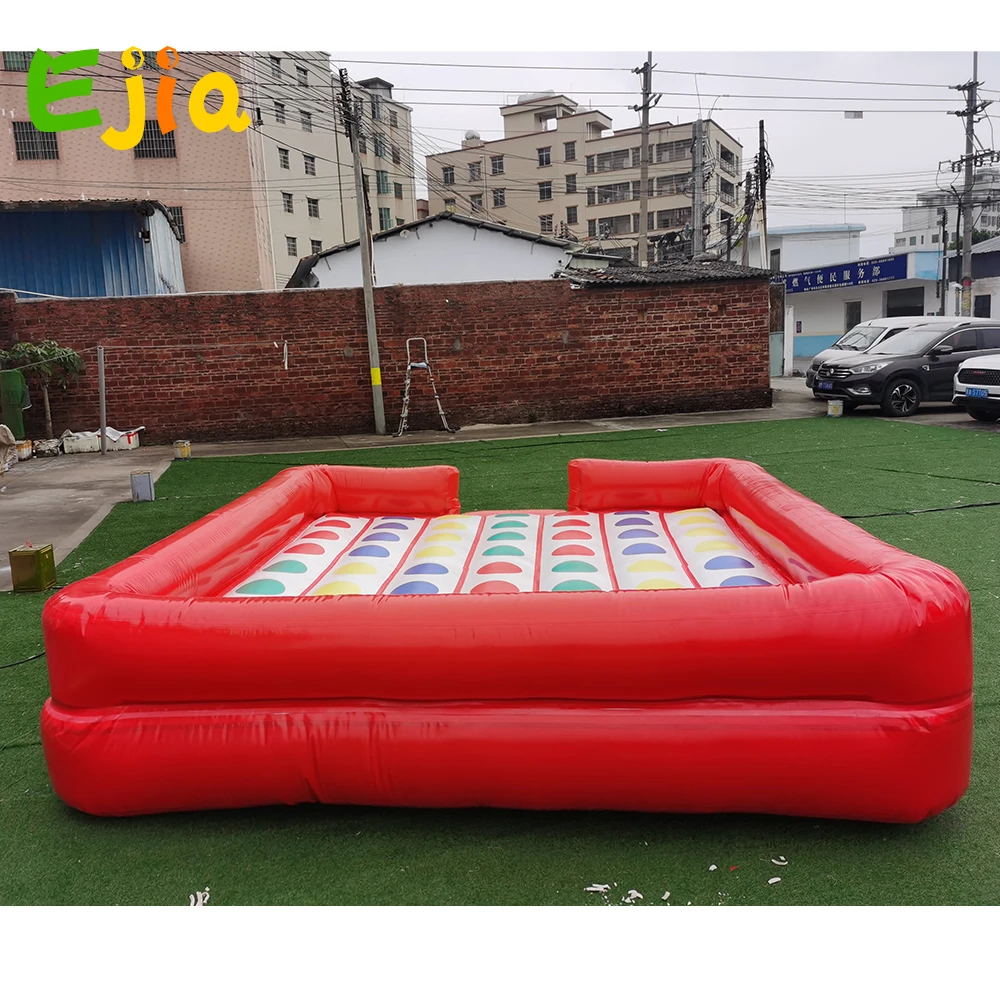 Juego de colchón Twister inflable gigante para niños y adultos, juegos deportivos para interiores y exteriores