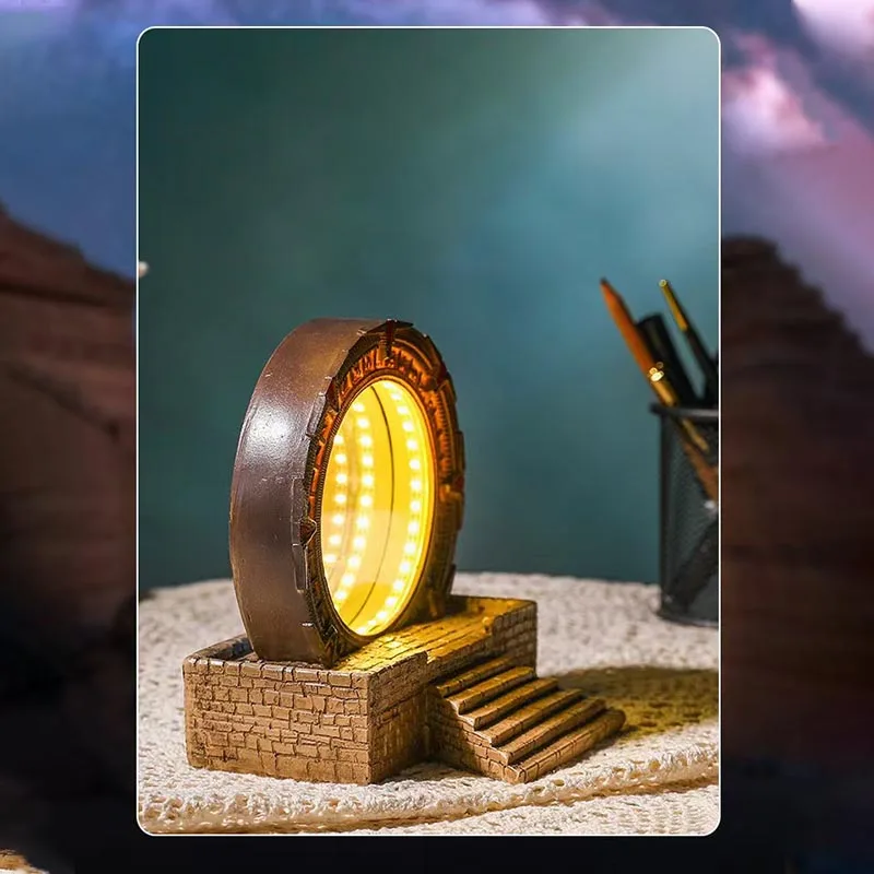 

Desktop Small Night Lamp Home Bedroom Creative Stereo Led Atlantis Stargate