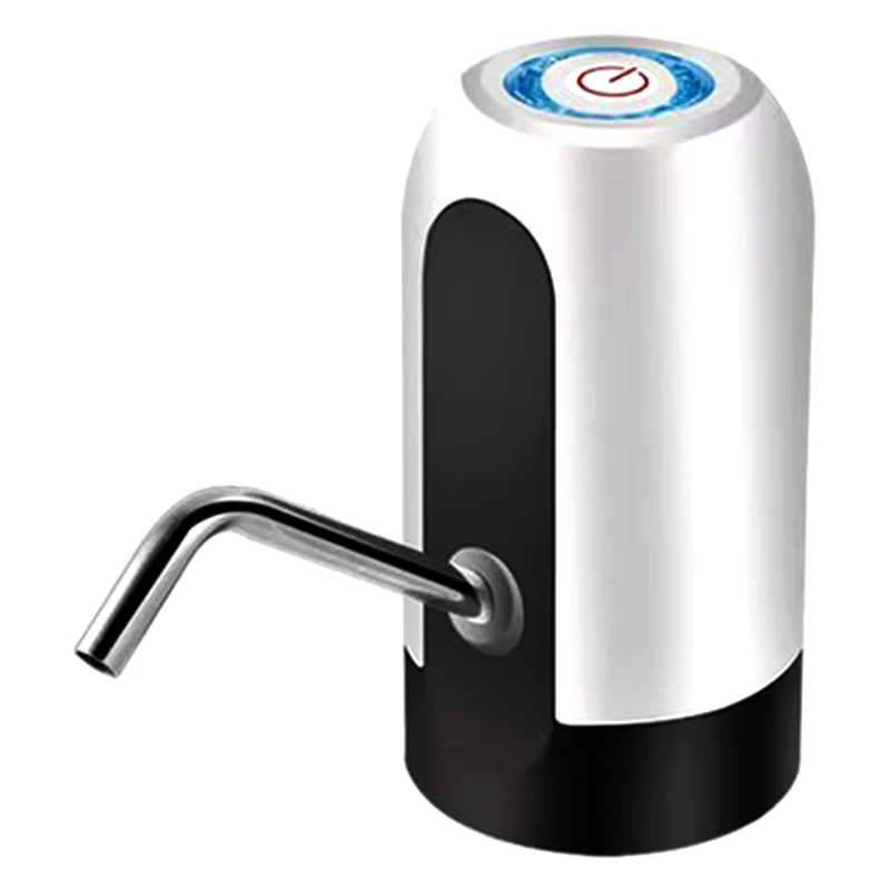 Black Water Bottle Pump USB Charging Auto Electric Water Dispenser Pump One Click Bottle Water Pump One Click Auto Switch Drinking Dispenser