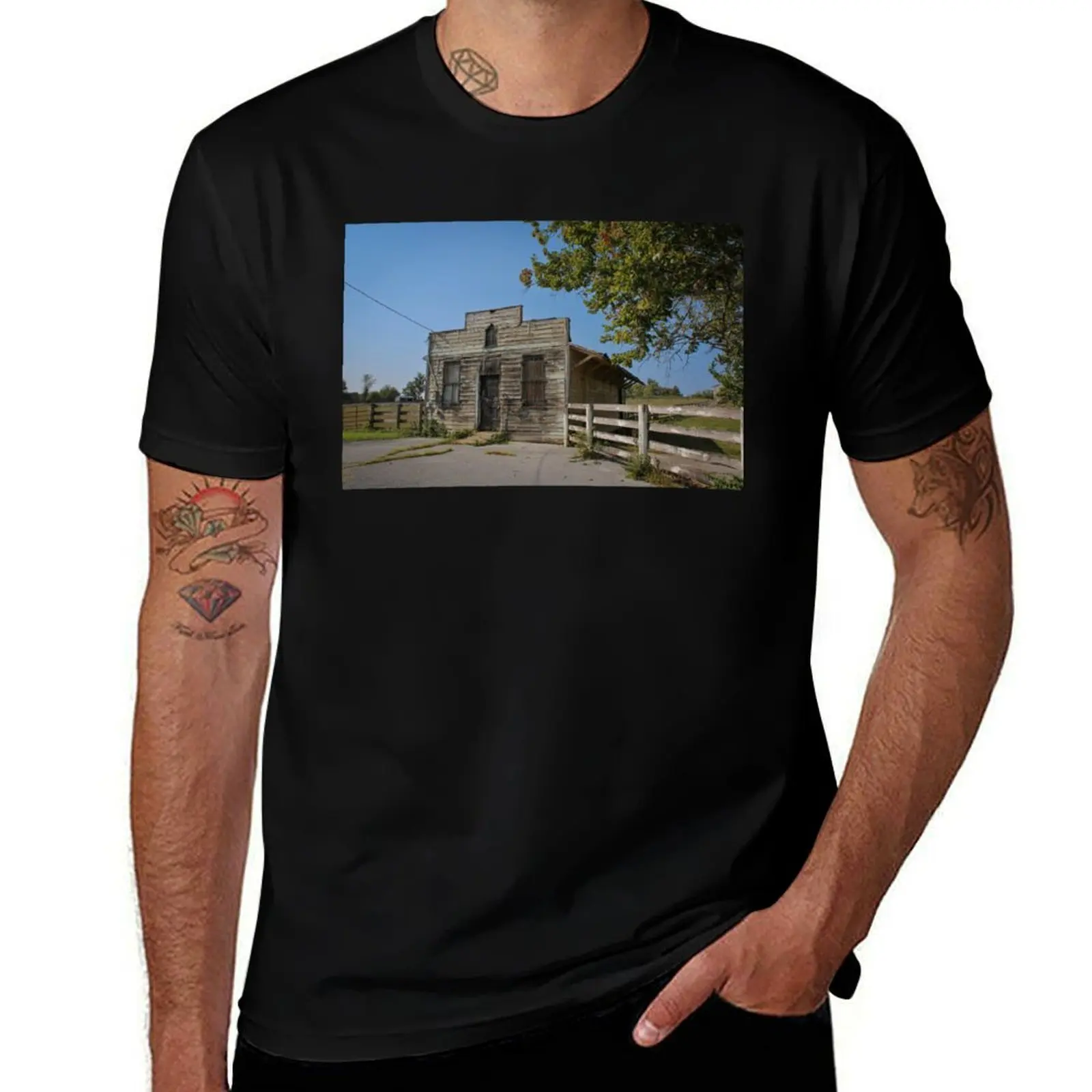 

Abandoned Post Office T-Shirt luxury t-shirt heavyweights blacks plain t shirts men