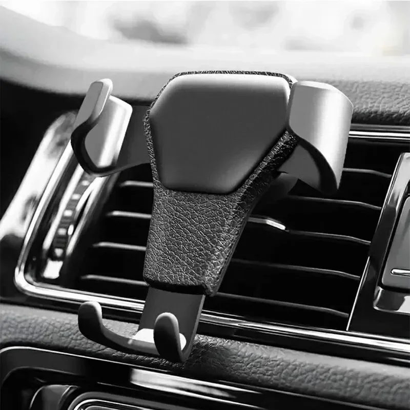 

GEFENSI Gravity Car Cell Phone Holder For Air Vent Mobile Phone Mount Clip Stand Auto Smartphone GPS Support For IPhone Samsung