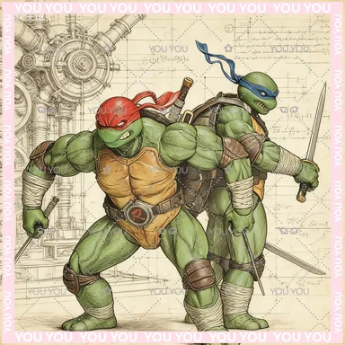 

В наличии: Фигурки Черепашек-ниндзя (Teenage Mutant Ninja Turtles) Рафаэль и Леонардо, масштаб 1/12