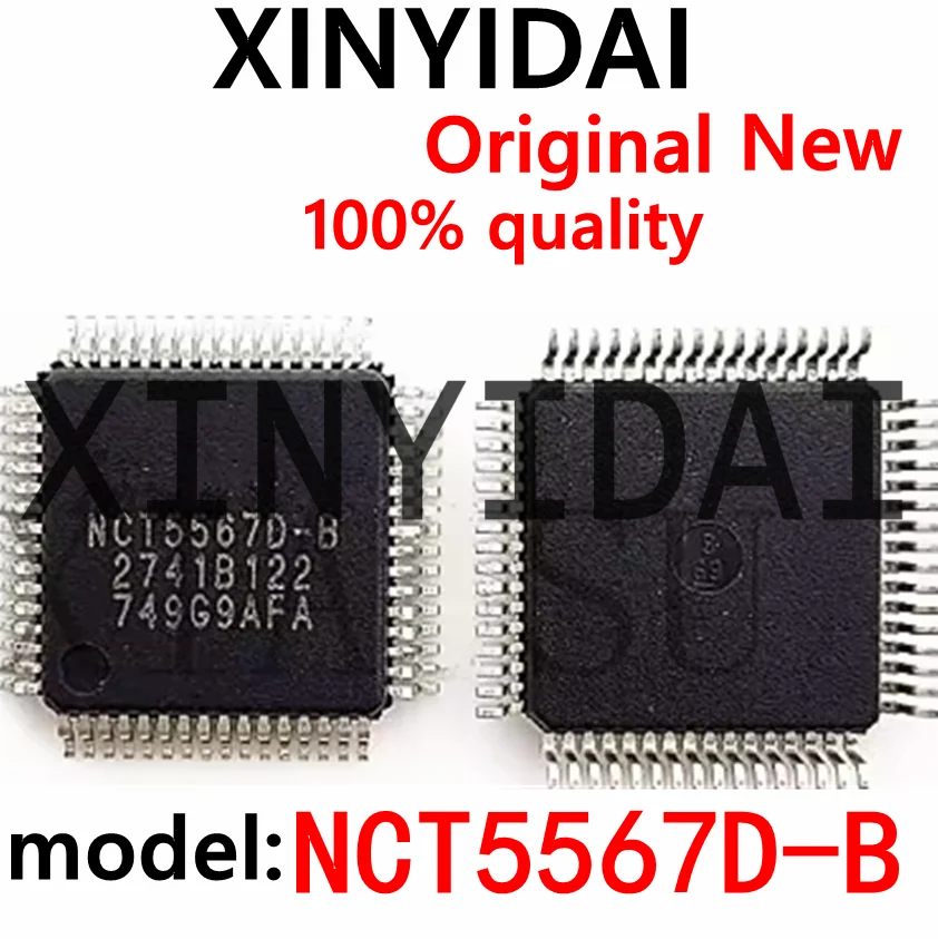 

2PCS New NCT5567D-B NCT55670-B QFP64 Original IC Chip in Stock