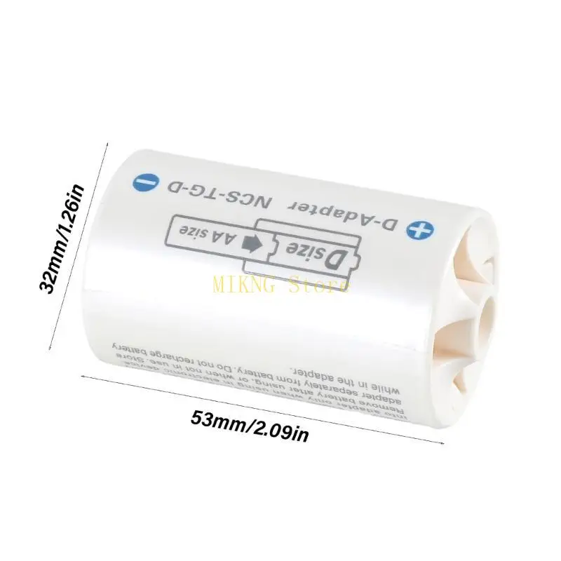 المحمولة LR6 AA إلى D LR20 حجم البطارية محول أسطواني محول البطارية أنبوب بسيط تحويل البطارية الحل أفضل بيع