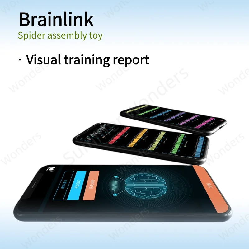Brainlink aranha robô detector de ondas cerebrais acessórios mindwave montagem aranha precisa ser usado com mindlink bandana