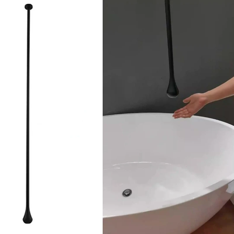 Top Quality Bathroom Sanitary Touch-Free Automatic Touchless Black Basin Brass Faucet Ceiling Mounted Sensor Washbasin Faucet