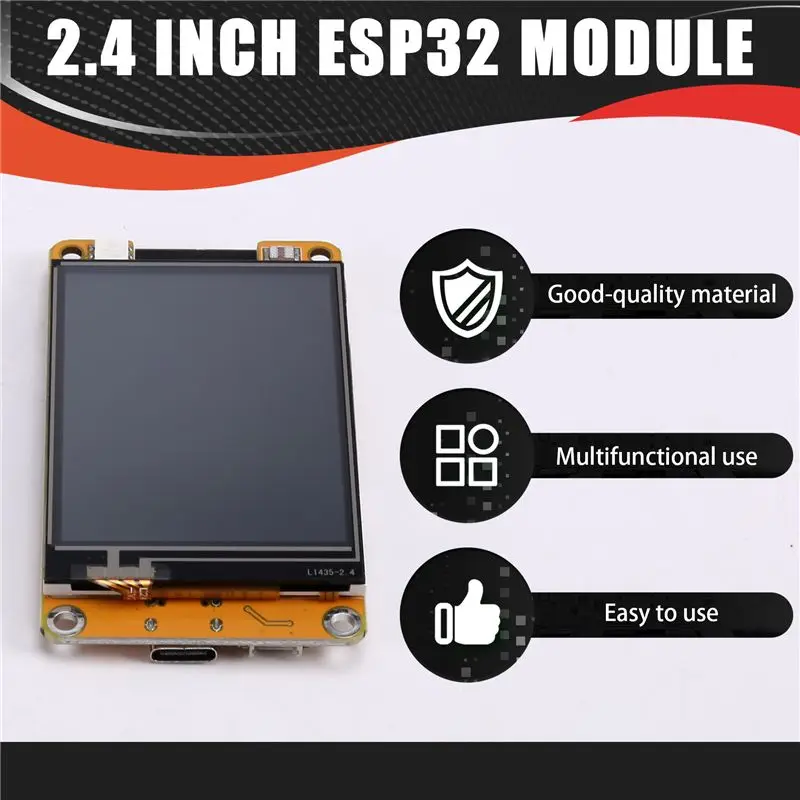 

Плата разработки A92Z ESP32 с Wi-Fi и Bluetooth, 2,4-дюймовый ЖК-модуль TFT 240x320, умный дисплей с сенсорным экраном WROOM