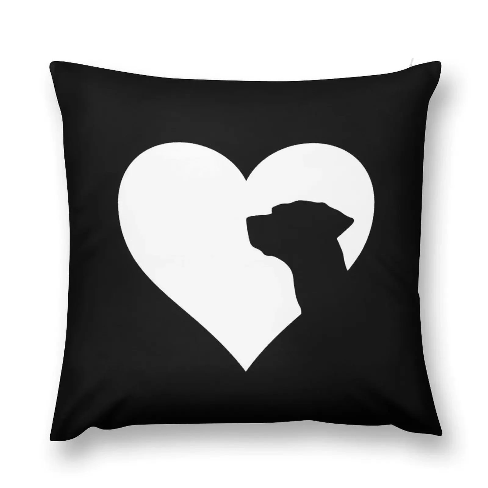 The Heart of the Rhodesian Ridgeback Lover Throw Pillow autumn pillowcase christmas pillowcases Pillows Aesthetic pillow