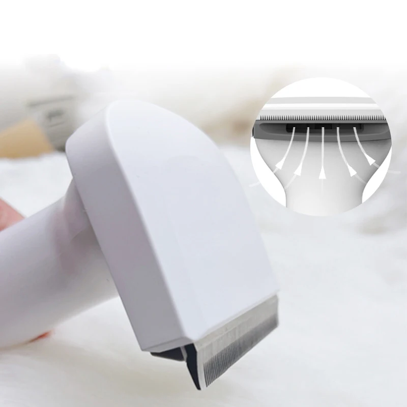 5-in-1 Pet Grooming Vacuum Kit Professional Dog Cat Hair Clipper Trimmer Set with Suction for Deshedding Cleaning view 6