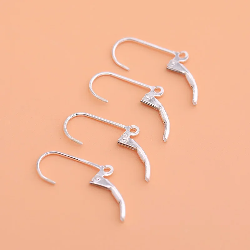 925 sterling silver hand diy semi-finished French ear hook handcrafted earrings material accessories for women