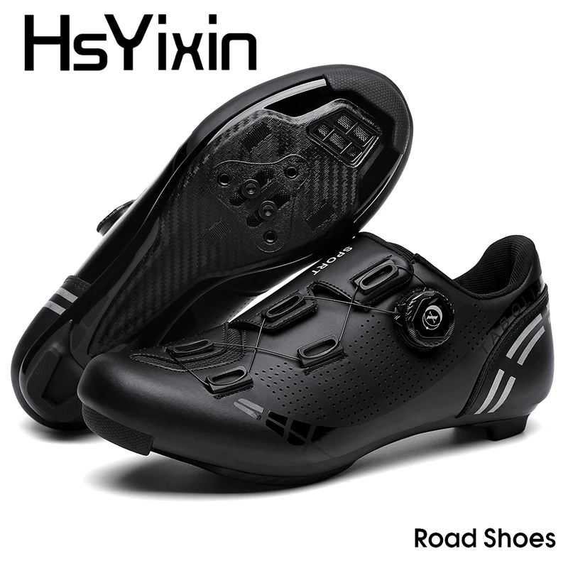 Flat Mountain Bike Shoes for Men and Women, MTB Cycling Shoes, Non-Slip Spikes for Shimano Road Bike, Speed Sneakers, Cyclocross