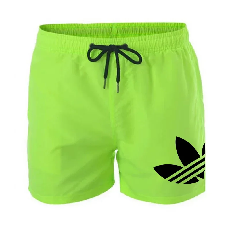 Pantalones deportivos informales para hombre, shorts holgados con cordones, multicolor, sexys, para playa y vacaciones, verano, 2024