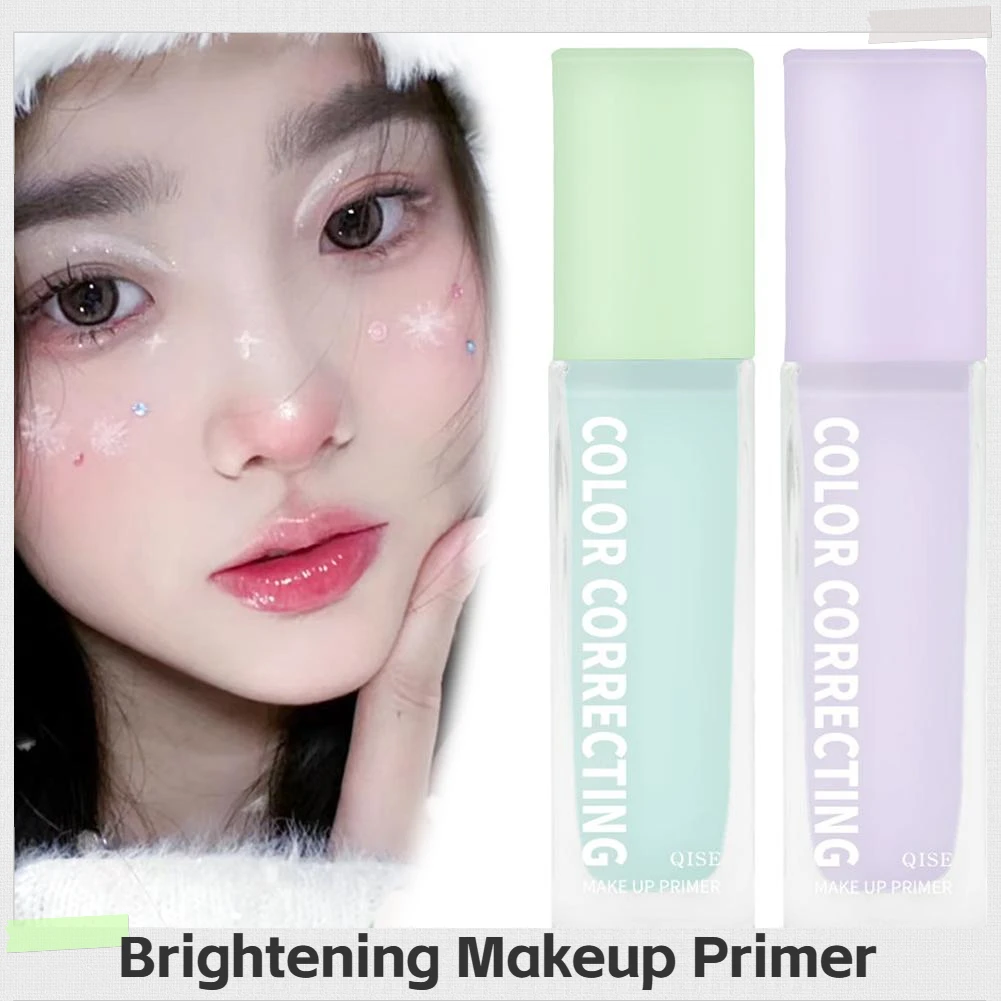 Brightening Makeup Primer Isolation Moisturizing Waterproof Base Concealer Pores Sun Screen Liquid Foundation Facial Makeup
