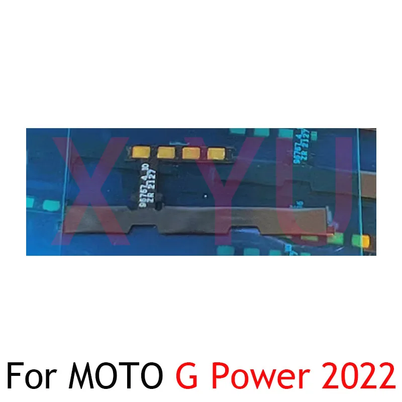 

10 шт. для Motorola Moto G Power 2022 / G переключатель включения и выключения чистого питания Боковая кнопка громкости гибкий кабель