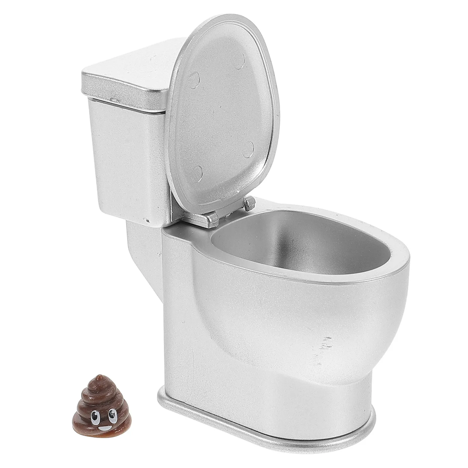 Small House Mini Toilet Realistic Simulation Design for Dollhouse Bathroom Decor Functional Miniature Furniture Display