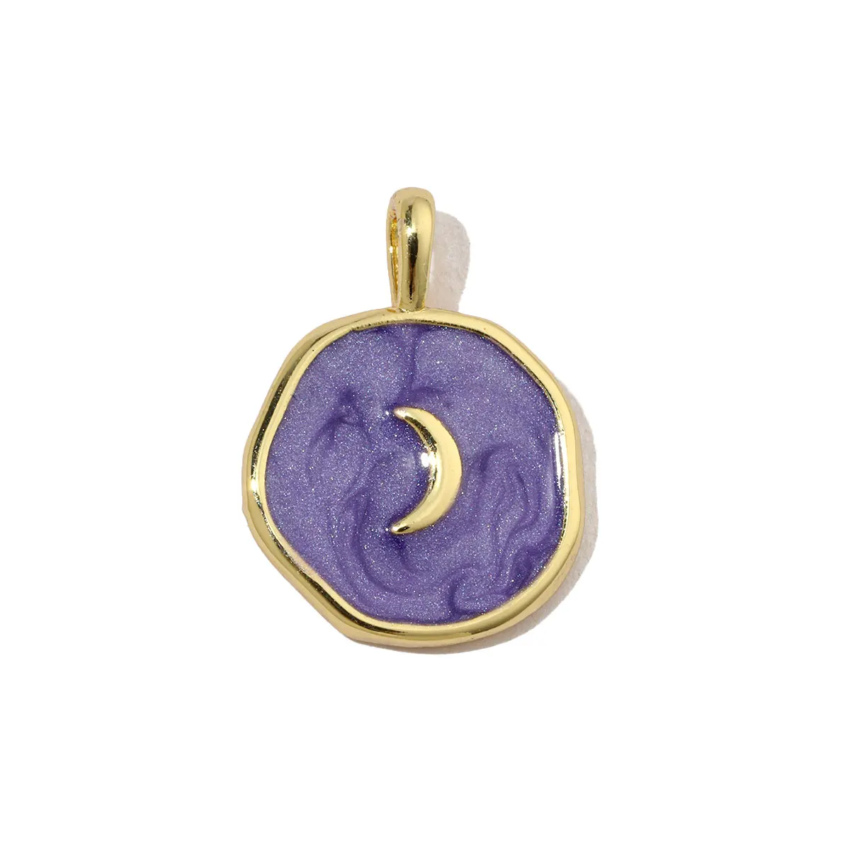3pcs/Lot 18k Gold Plated Enamel Moon Butterfly DIY Charms Women Starfish Seahorse Necklace Pendants Wing Star Jewelry
