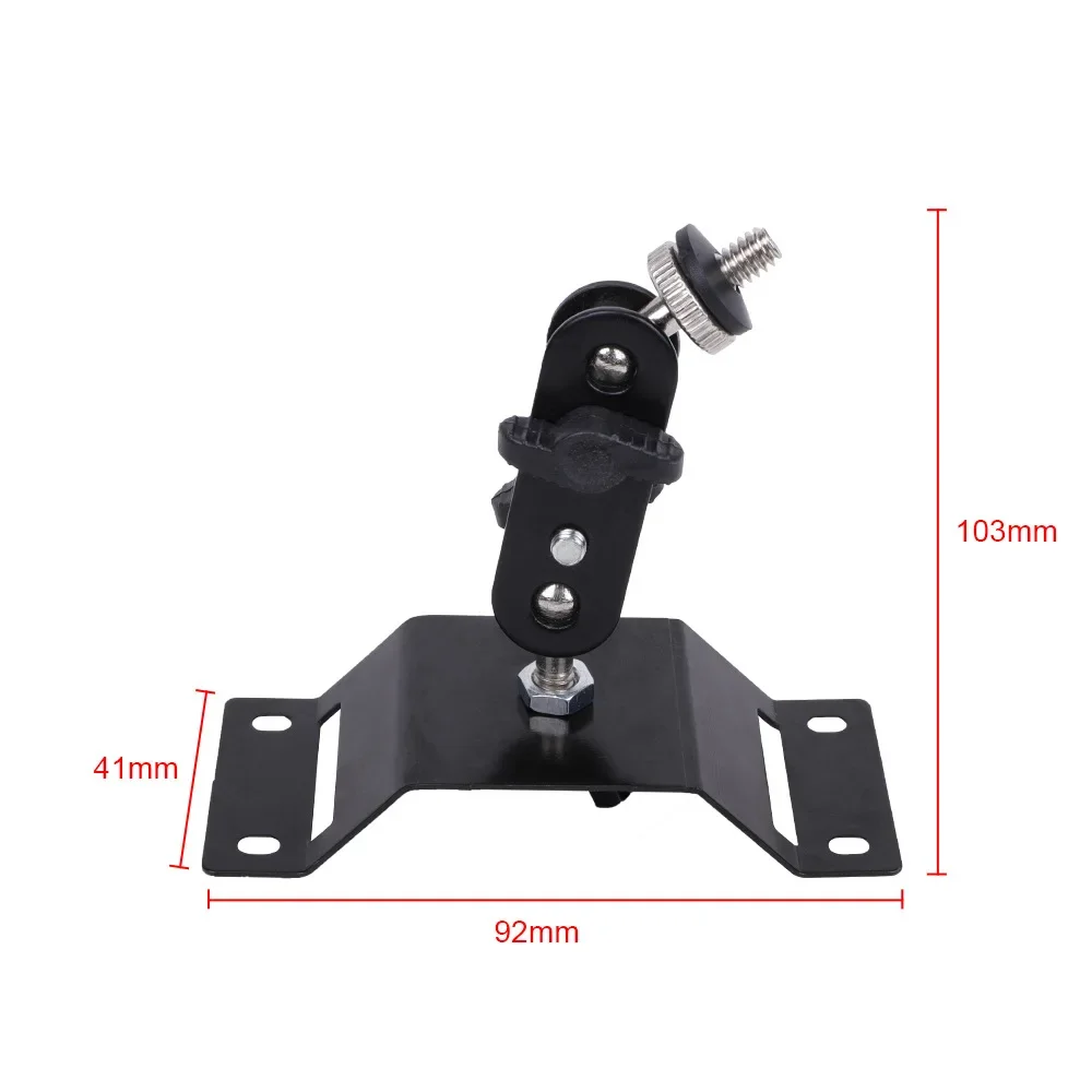 Wall mounted camera bracket, metal material, free adjustment of angle and height, suitable for various cameras and solar panels