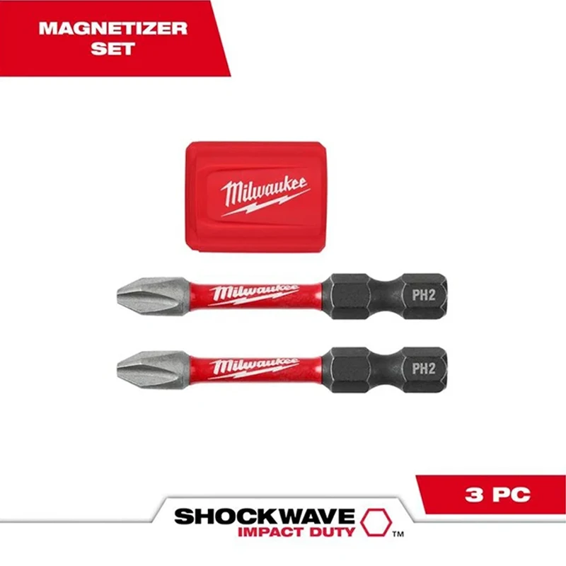 Imagem -06 - Magnetic Ph2 Impact Drill Bits Conjuntos de Acessórios Magnéticos Acessórios para Ferramentas Elétricas Milwaukee 48324550