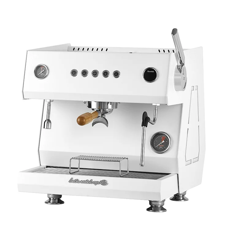Gemilai G3111A 3-in-1 Dual Boiler Commercial Espresso Machine, Professional Semi-Automatic Coffee Maker with Control & Rotary