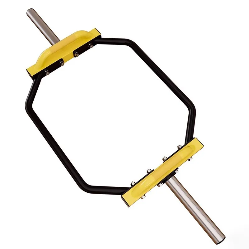 

Hexagonal Barbell Bar Hexagonal Ring Barbell Rack Olympic Pole Squat Deadlift Gym Farmer Walking Sports Equipment