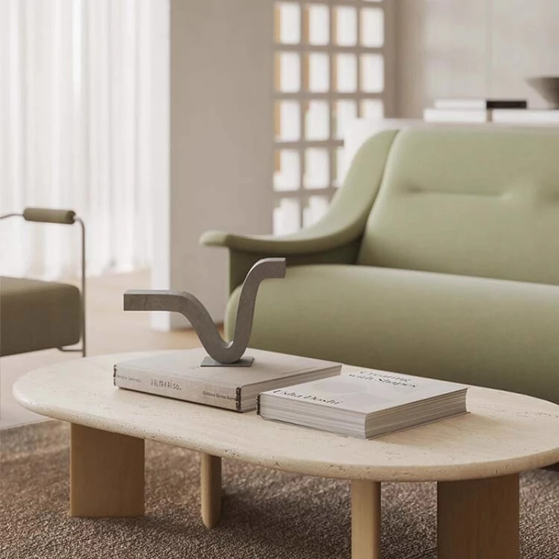 

Dongshi Linglong coffee table ash wood solid wood simple household table