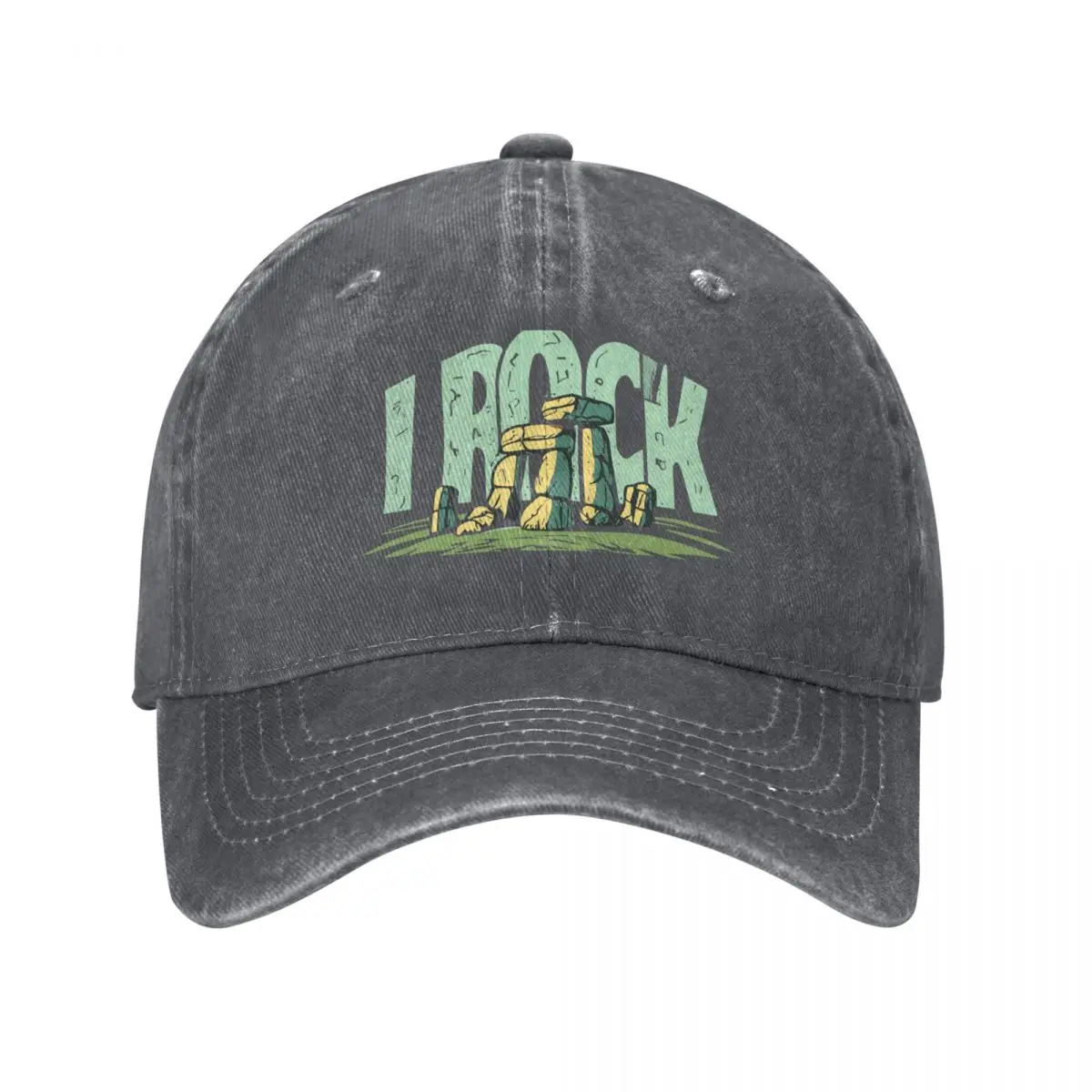 I Rock Stonehenge stones historical Design Baseball Cap Hip Hop Golf sun hat Sunscreen Luxury Woman Men's