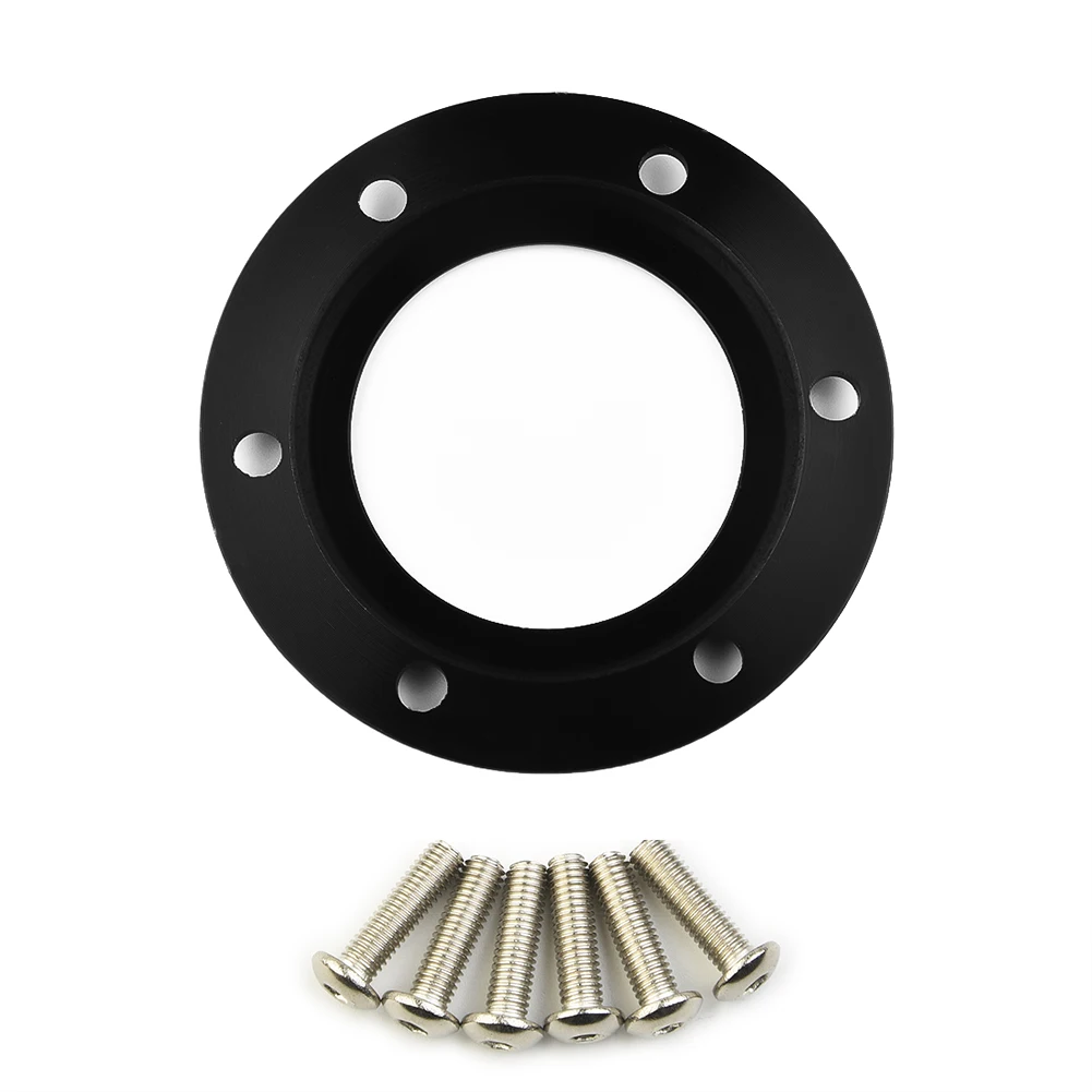 Horn Ring For MOMO/NRG Steering Wheel Tool 6 Bolts Center Replaces Black 84mm Racing 121810-01B Accs Practical Stock