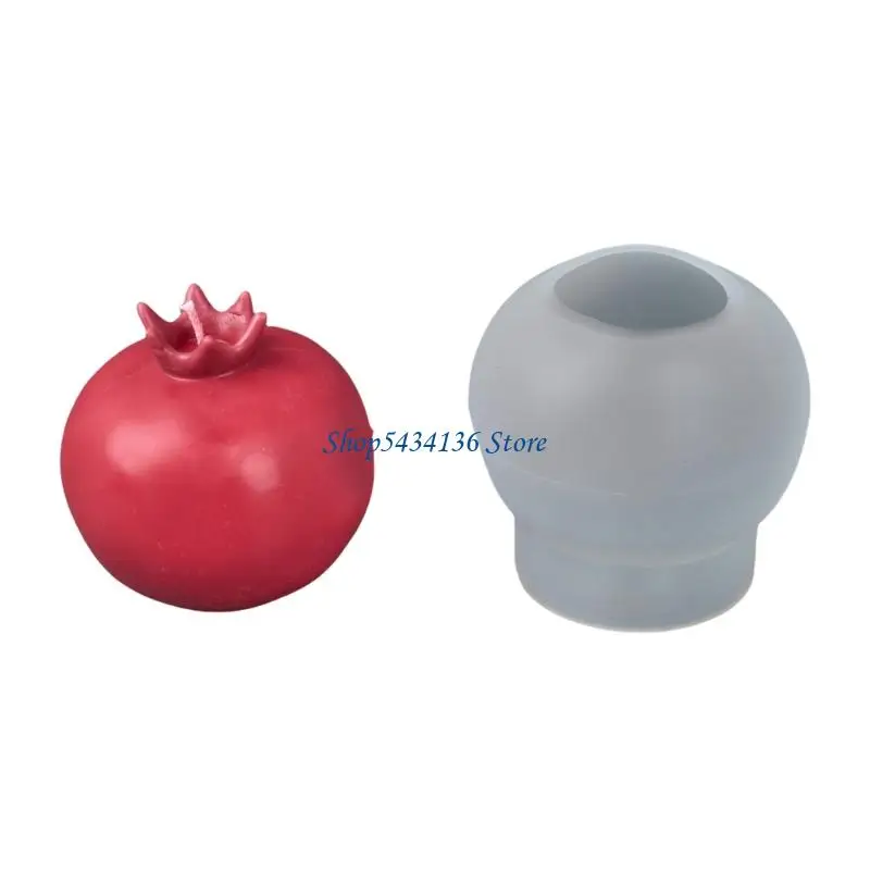 H7ED Obst-Silikon-Kerzenformen für die Herstellung von Epoxidharz, Kerze, Seife, Schokolade, Süßigkeiten, Kuchen,