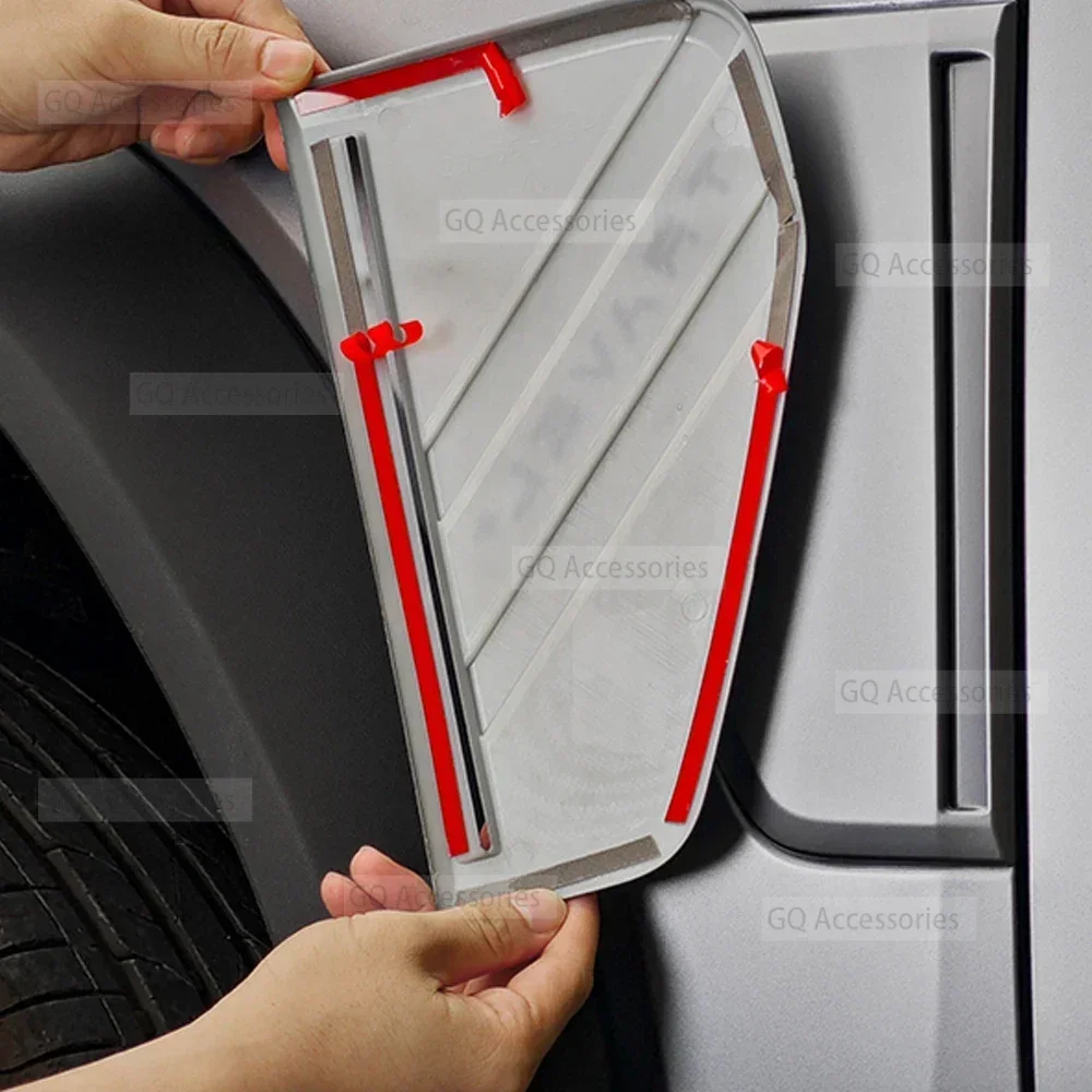 New！Car Body Side Mark Air Vent Modified Panel Decorative Cover Car Exterior Trim Parts cherryJetour Traveller 2023 2024 Jetour