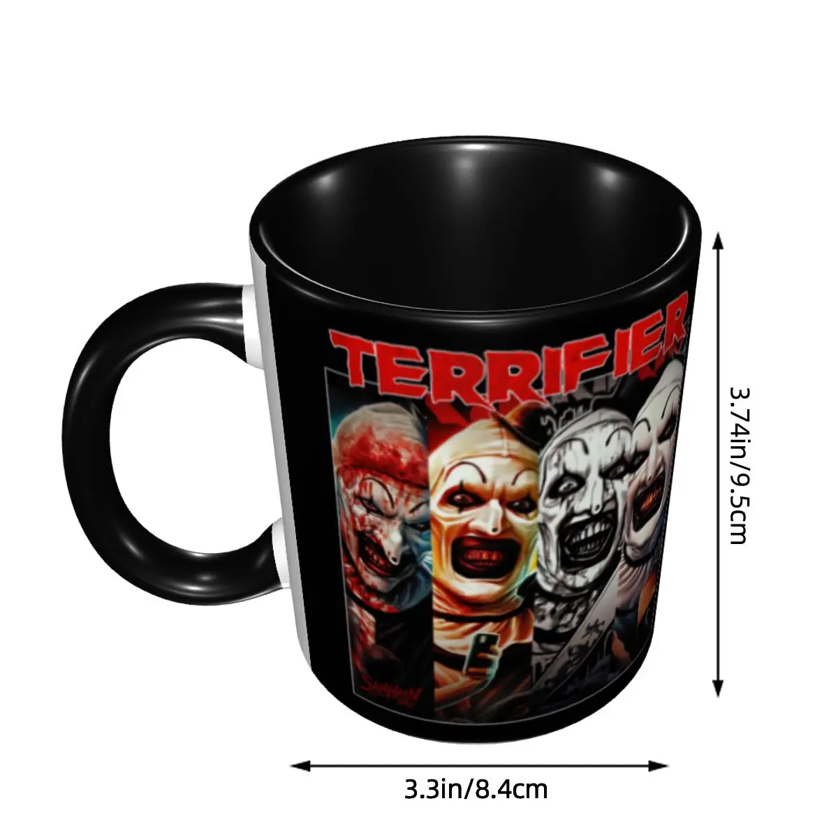 Terrifiers Clown Faces Coffee Mug DIY Personalized Ceramic Milk Tea Mug