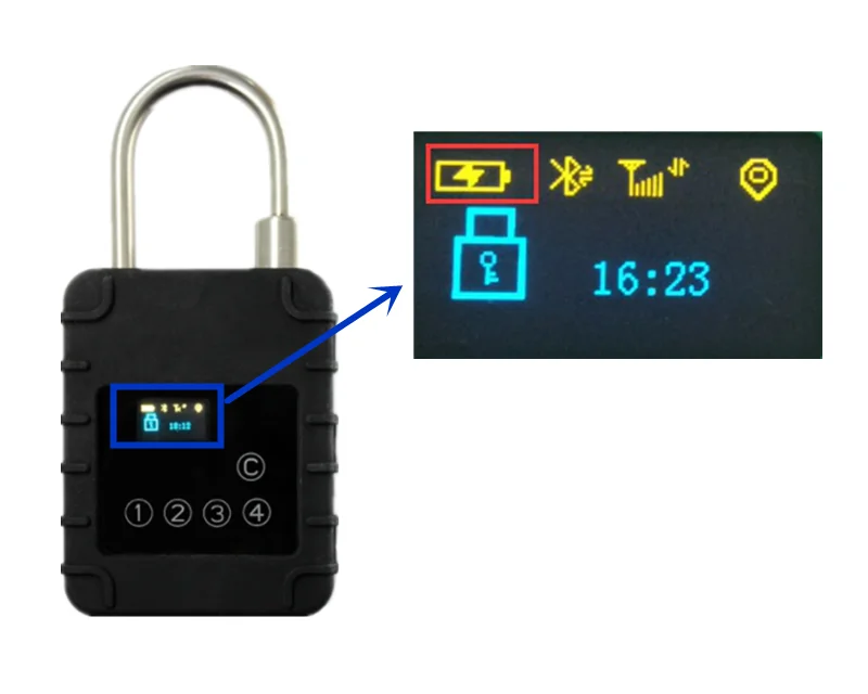 The latest smart padlock is a high-security RFID GSM GPS  for cargo transport containers