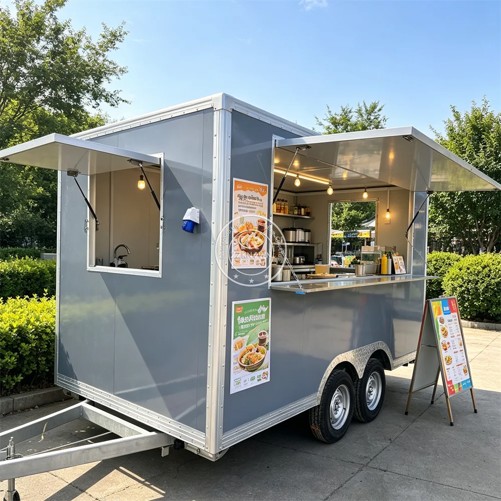 Commercial Kitchen Trailer - Commercial Food Trailer Mobile Kitchen Concession