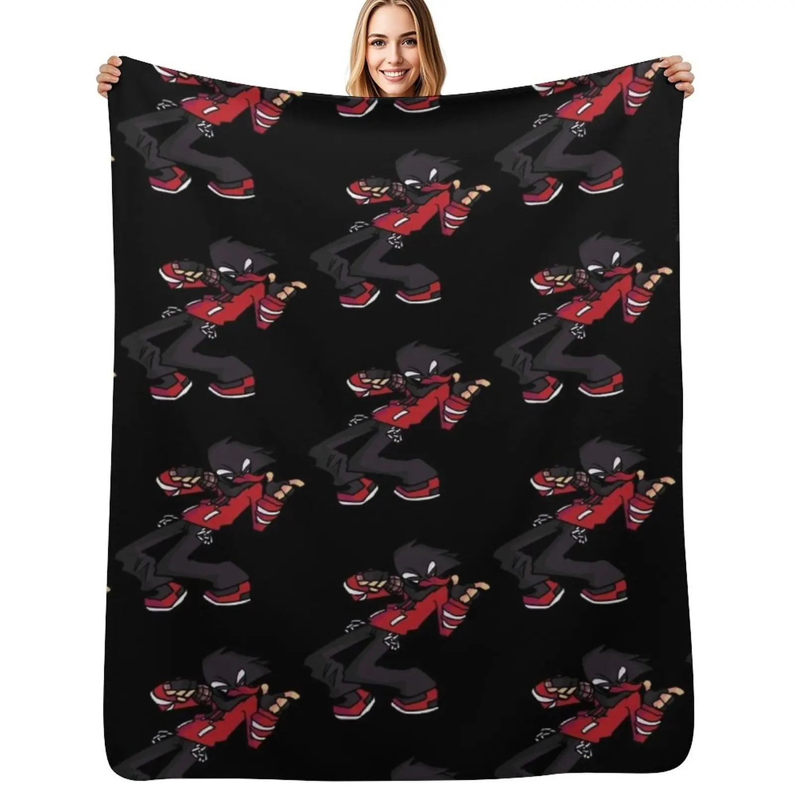 

Fnf Agoti Throw Blanket Soft Plaid cosplay anime Decoratives Baby Blankets