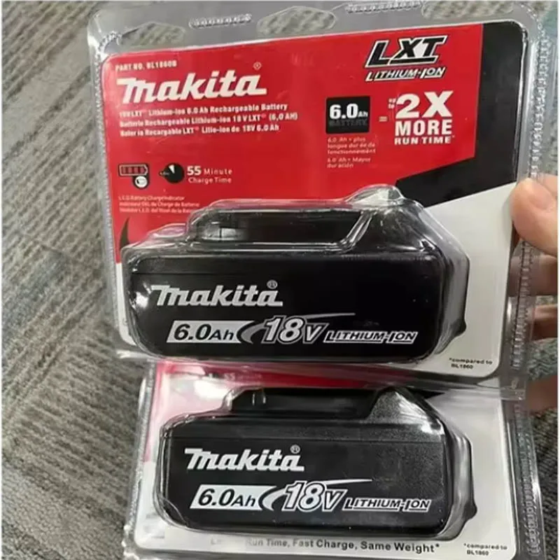 

100% Original Makita 6Ah/5Ah/3Ah for Makita 18V Battery BL1830B BL1850B BL1850 BL1840 BL1860 BL1815 Replacement Lithium Battery