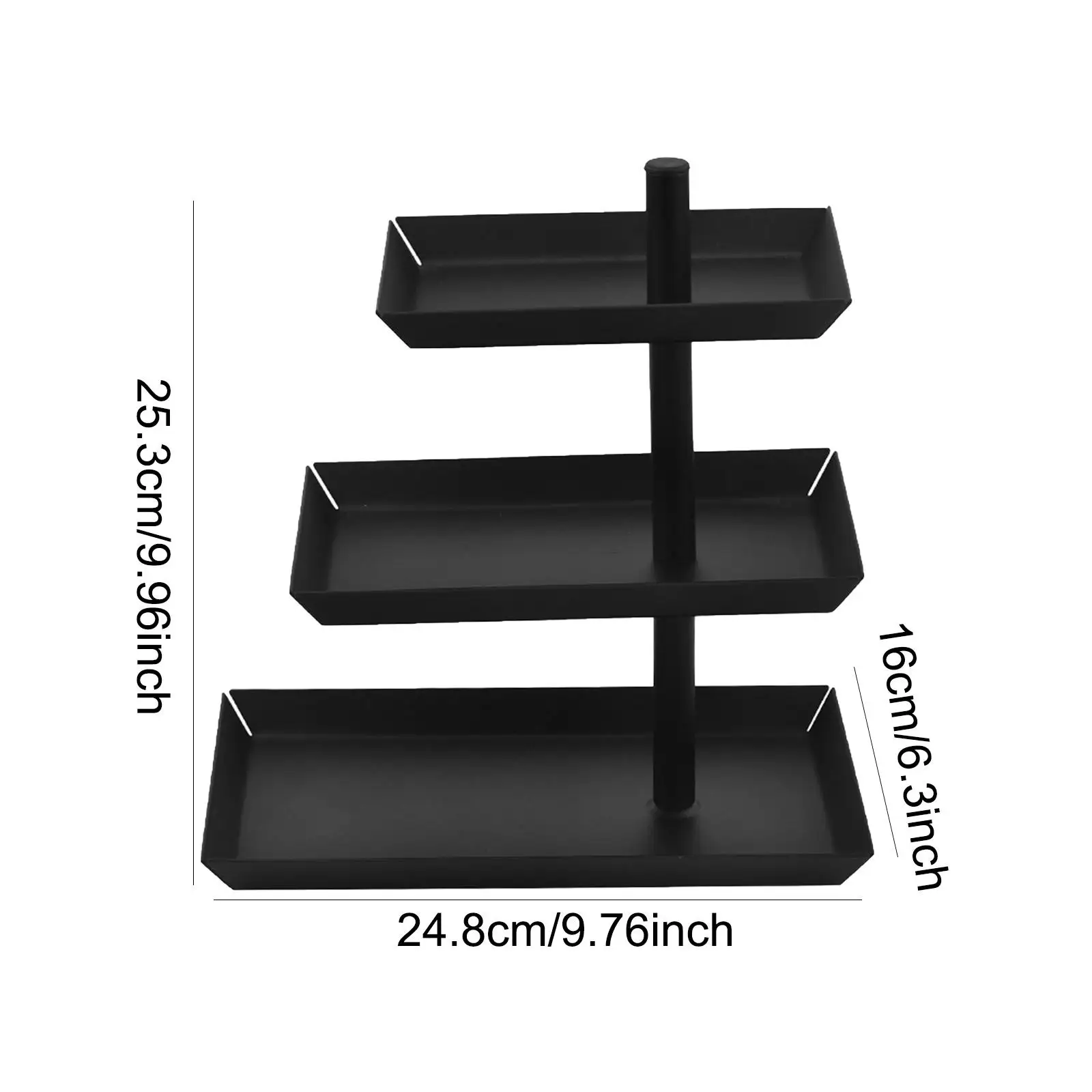 Cupcake Stand 3 Tier Stainless Steel Display Rack Presents Display Stand for Kitchen Celebration Supplies Anniversary Banquet