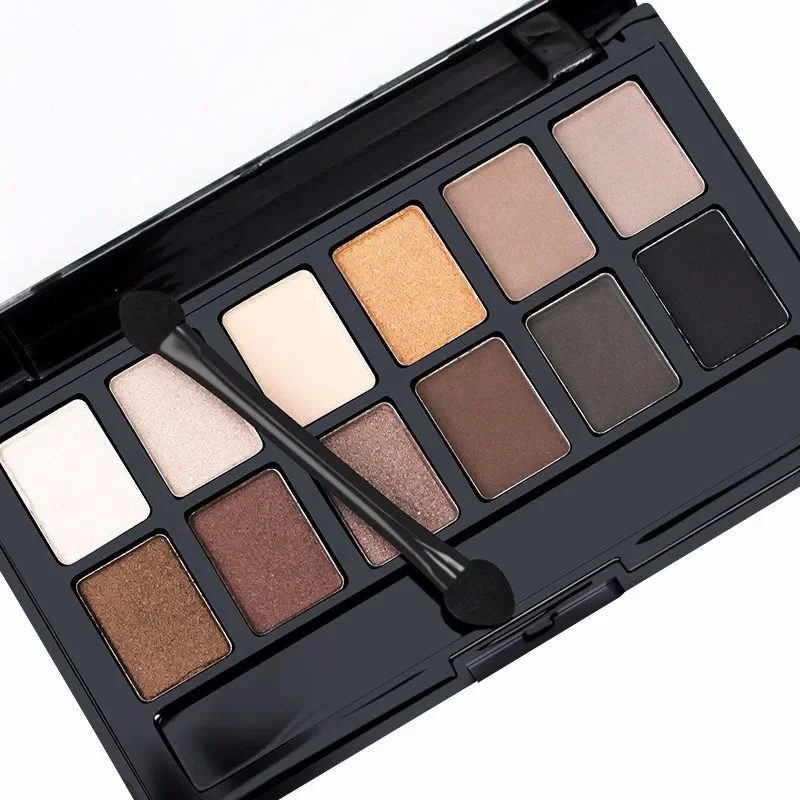 12 Colors Eyeshadow Professional Makeup Palette Natural Shimmer Matte Nudes Make Up Cosmetic Eye Shadow Plate