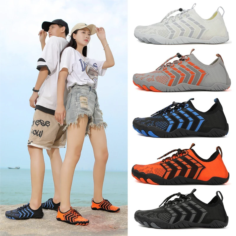 

Универсальные пляжные туфли с пятью пальцами, быстросохнущие, нескользящие, для плавания, серфинга, рыбалки и активного отдыха на природе