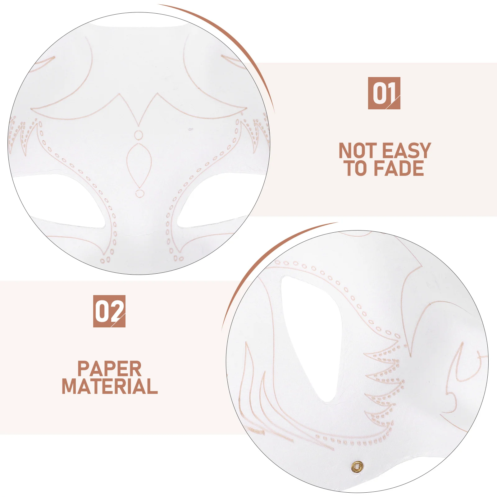 

Pulp Mask Blank Costume Masks to Decorate Diy Animal Cosplay Cat Paper Facial For Party