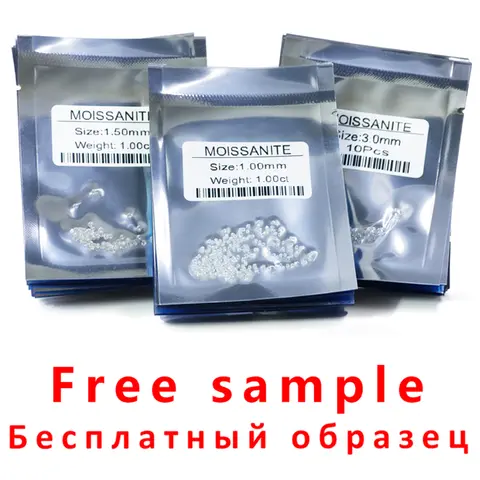 [ Free Sample ] Premium Lab-grown Diamond Moissanite stone D color Loose Moissanite Stone Factory Wholesale 0.1ct-30ct
