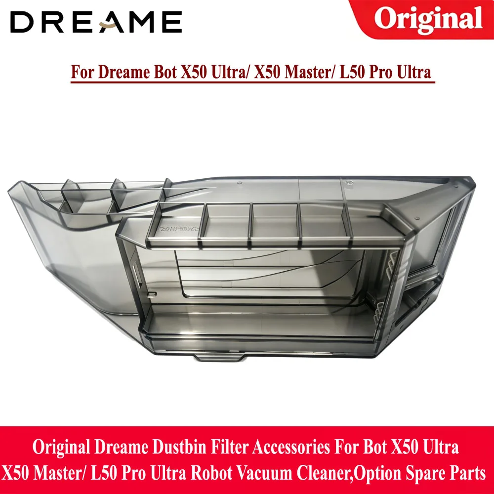 Original Dreame Dustbin Filter Accessories For Bot X50 Ultra/ X50 Master/ L50 Pro Ultra Robot Vacuum Cleaner,Option Spare Parts