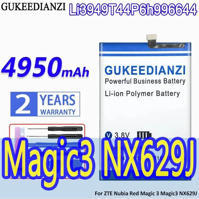 

Для Zte Nubia Red Magic 3 NX629J 4950 мАч легкий Li3949t44p6h996644 аккумулятор большой емкости для мобильного телефона