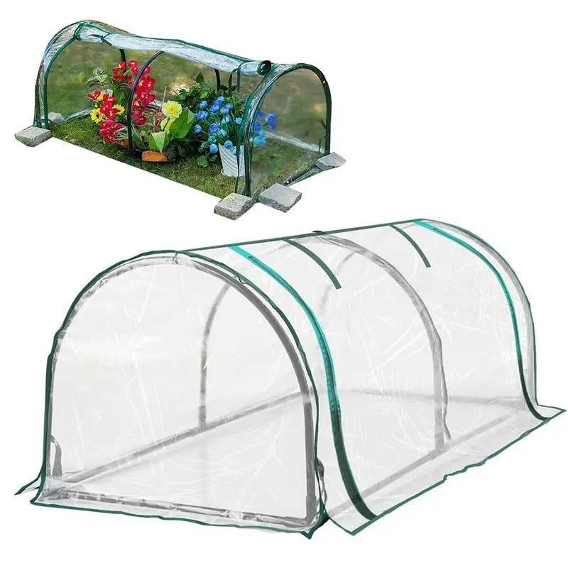 Mini Small Greenhouse for Outdoor Indoor Plant  Portable Grow Greenhouse Tent Gardening Backyard Plant Flower House Cover