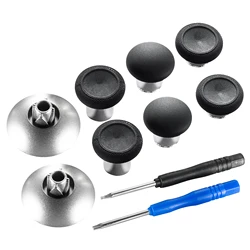 eXtremeRate Magnetic Metal Analog Stick Thumbstick Grips for Xbox One X&S, for Xbox One Elite V1, for PS4 Pro Slim Controller