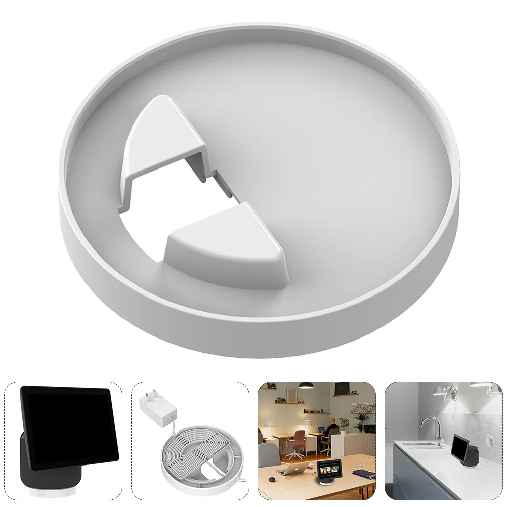 

Sound Bar Audio Desktop Stand Tabletop Speaker Accessory Practical Holder White