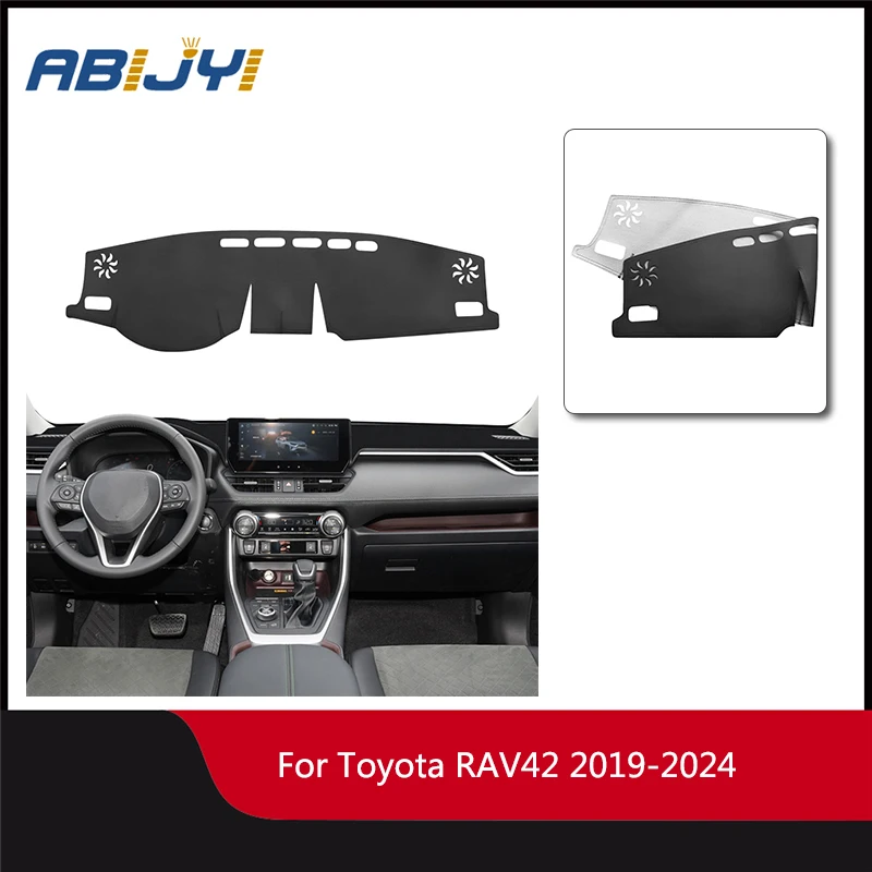 

1Pcs Car Dash Mat Dashboard Cover Dashmat For Toyota RAVW XA40 2019 2020 2021 2022 2023 2024 Auto Products Accessories