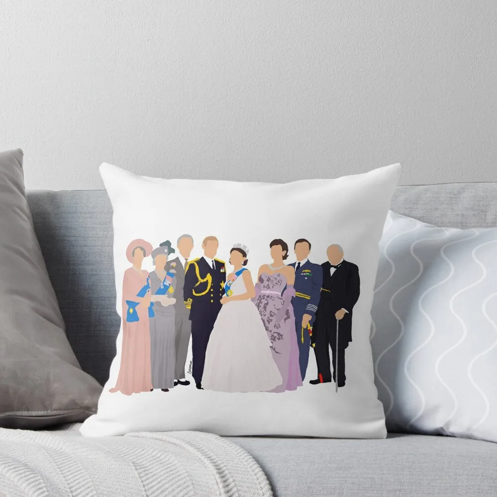 

The Crown Season 1 Netflix Show Throw Pillow christmas cushions covers Cushion Cover Set Sofa Cushion Cover pillow